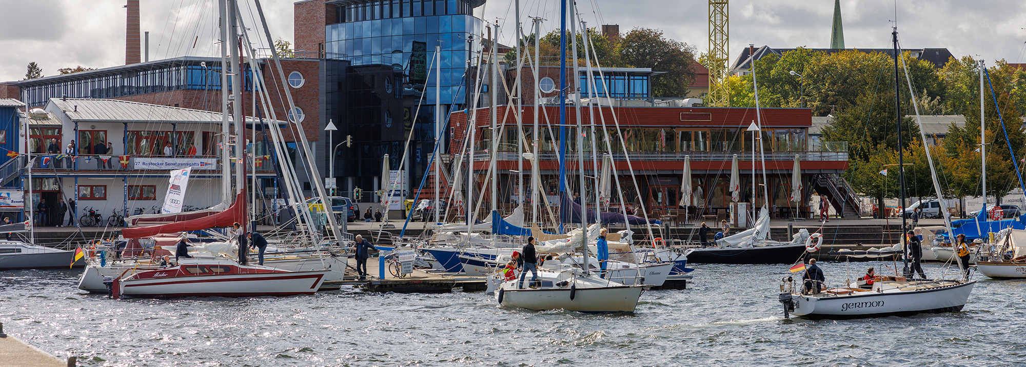 Marina Haedgehafen - Rostocker Segelverein Citybootshafen in Rostock